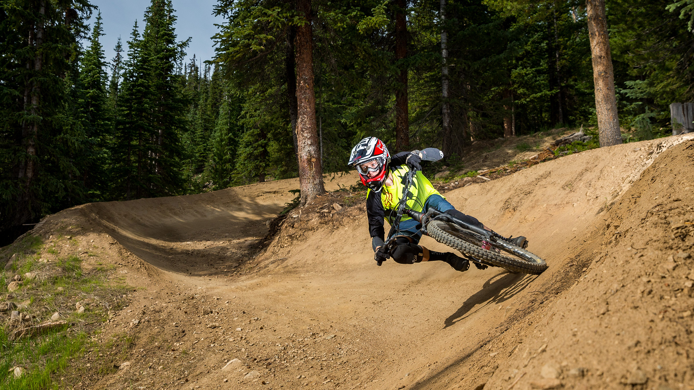 The Bike Park’s progression-focused terrain welcomes riders of all abilities.